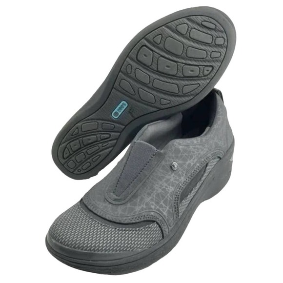 BZEES DERIVE GRAY CLOUD TECHNOLOGY SLIP ON SNEAKERS SIZE 10 - Picture 1 of 5